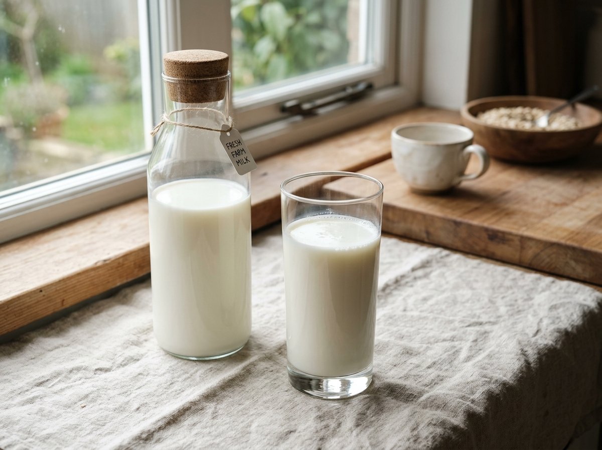 A Better Kind of Morning — Pure fresh glass bottle milk
